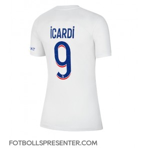 Paris Saint-Germain Mauro Icardi #9 Tredje Matchtröja Dam 2022-23 Kortärmad